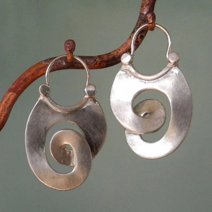 Pendientes vintage de plata