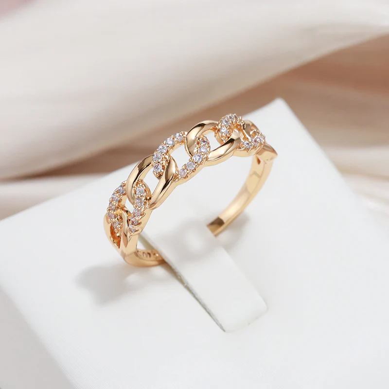 Anillo de oro “Maille Chic”