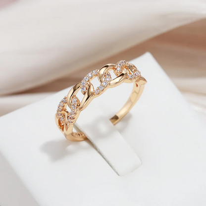 Anillo de oro “Maille Chic”