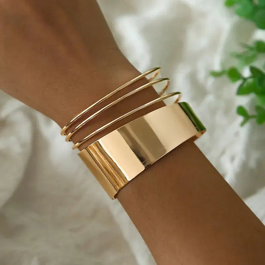 Pulsera de oro vintage chic
