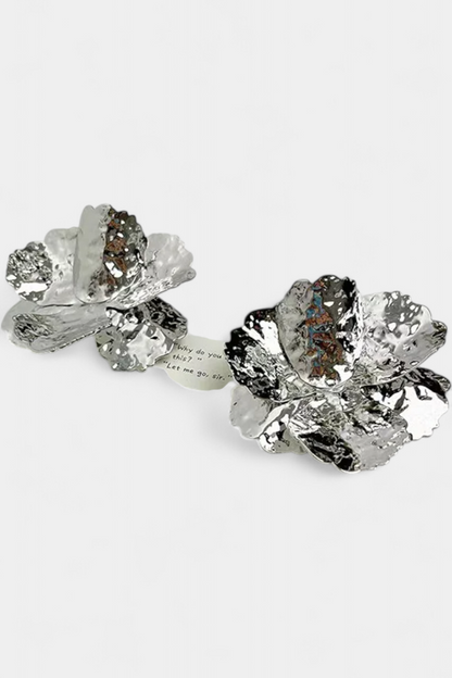 Pendientes Brillantes en Forma de Flor