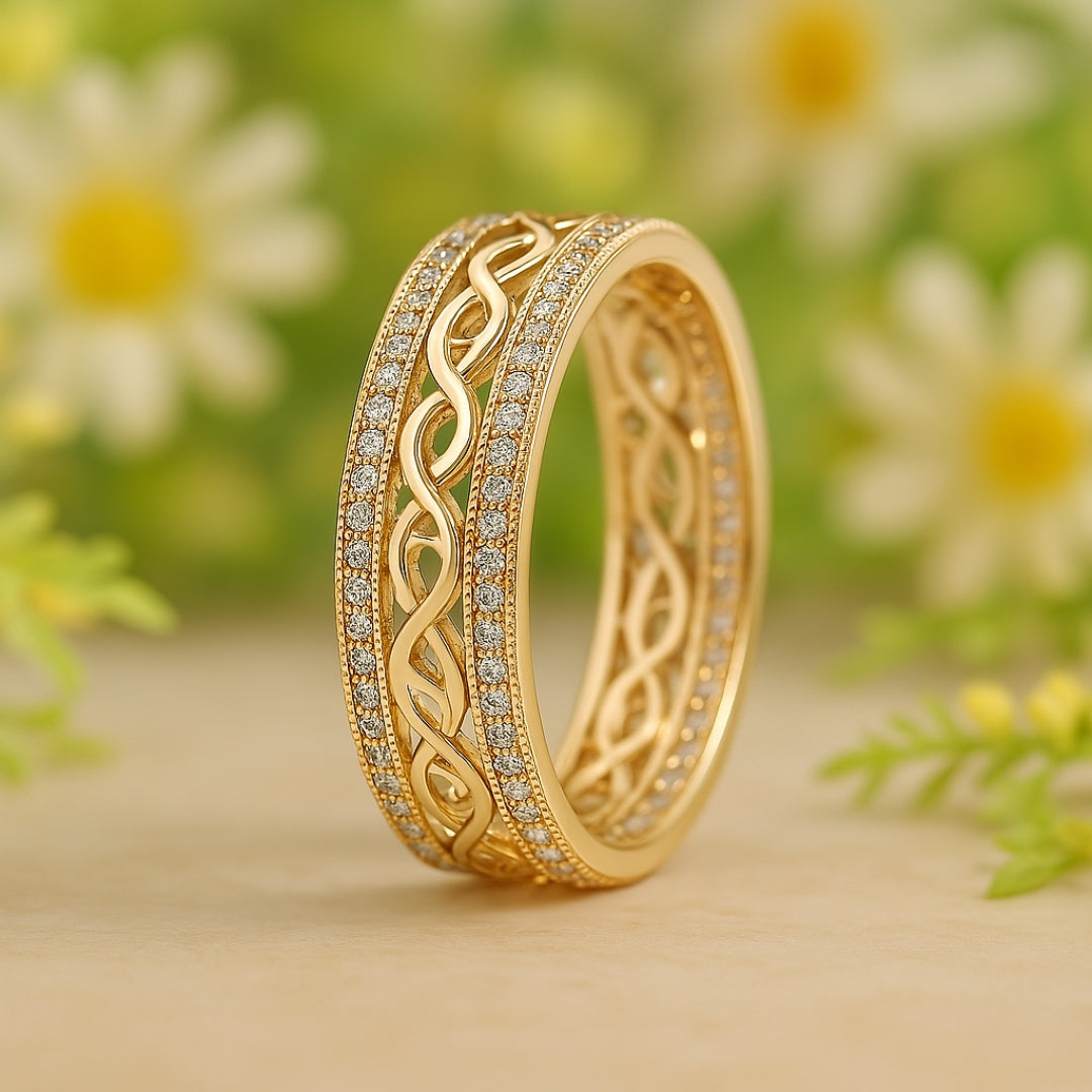 Anillo de oro “Luce Vuota”