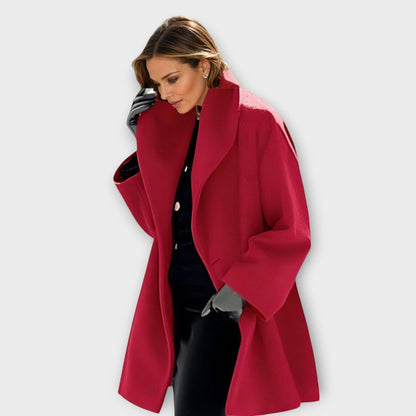 Martina | Abrigo de lana oversize para mujer