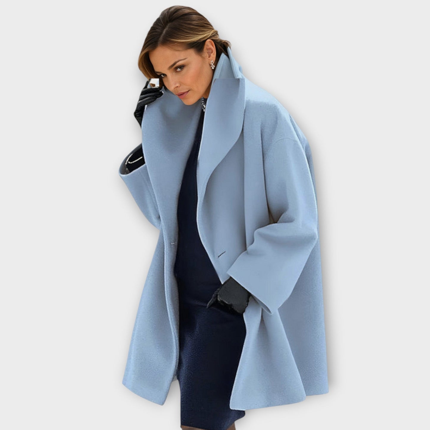 Martina | Abrigo de lana oversize para mujer