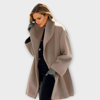 Martina | Abrigo de lana oversize para mujer