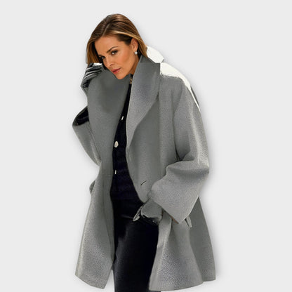 Martina | Abrigo de lana oversize para mujer