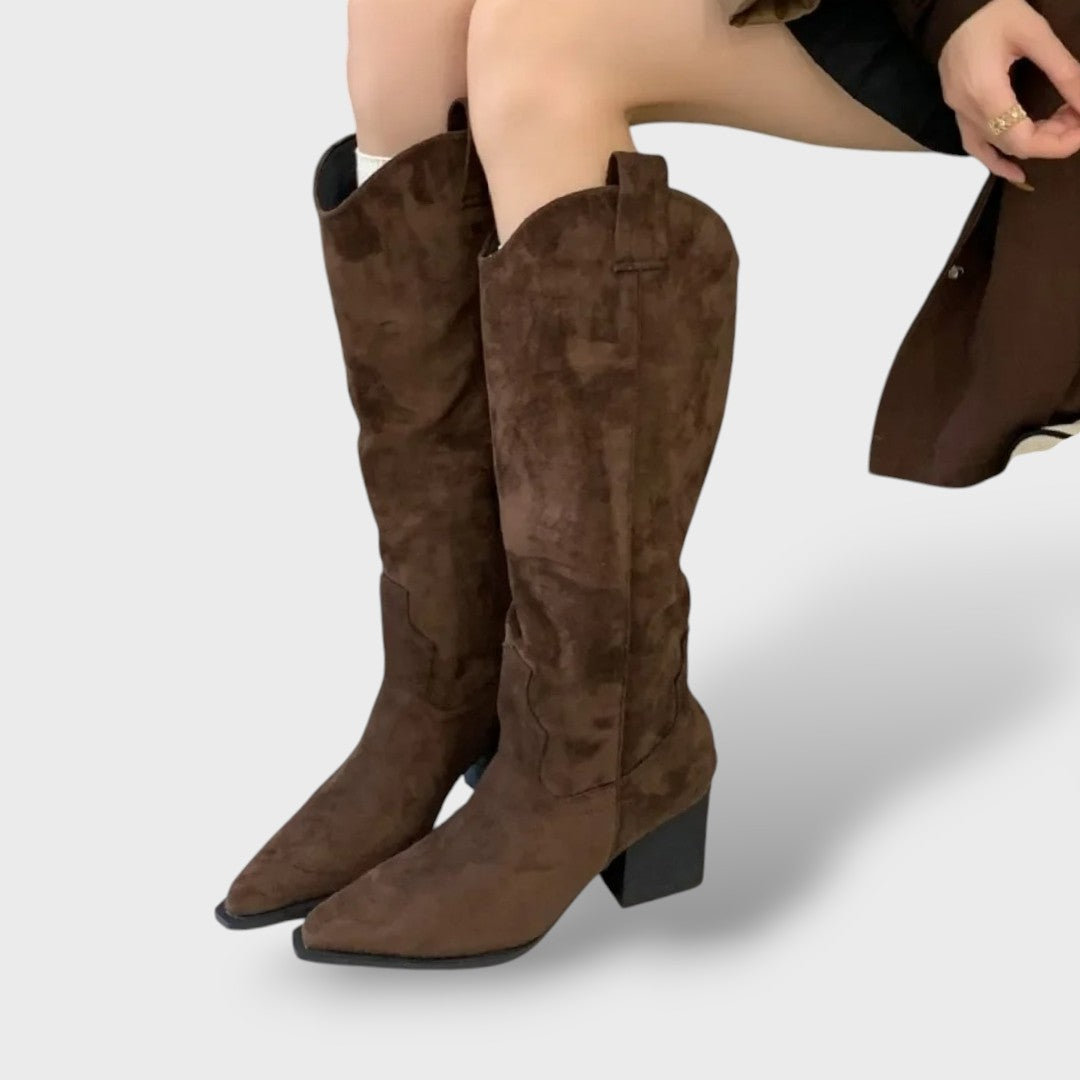 Botas Altas de Cuero Cowboy Modernas