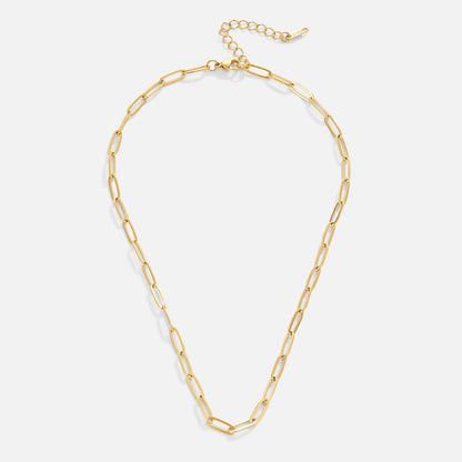 Collar de cadena clásico con clip