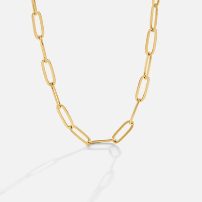 Collar de cadena clásico con clip