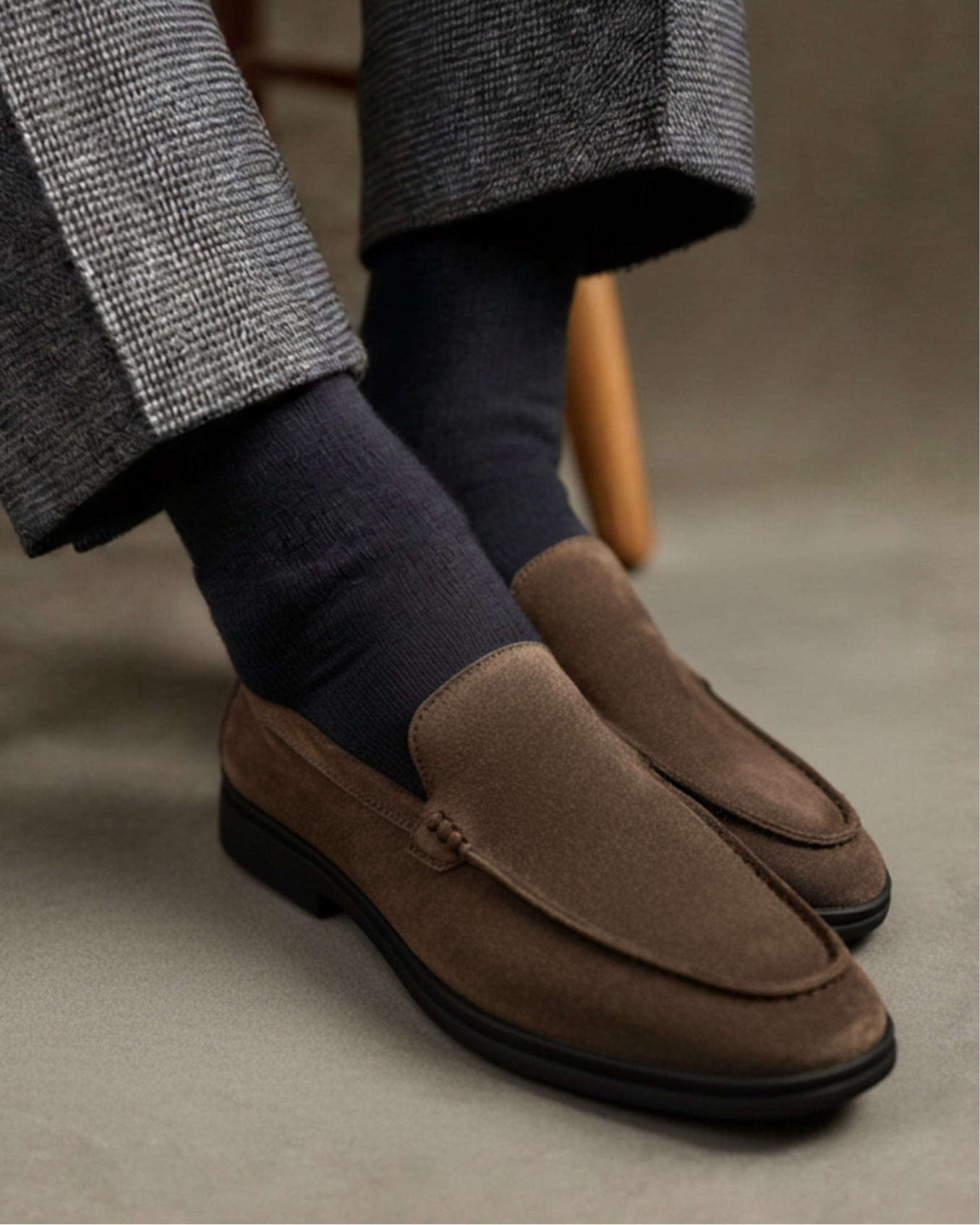 Mocasines Clásicos en Ante