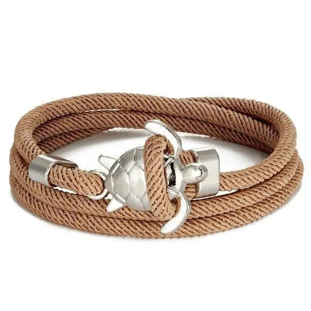 Pulsera de tortuga marina hecha a mano