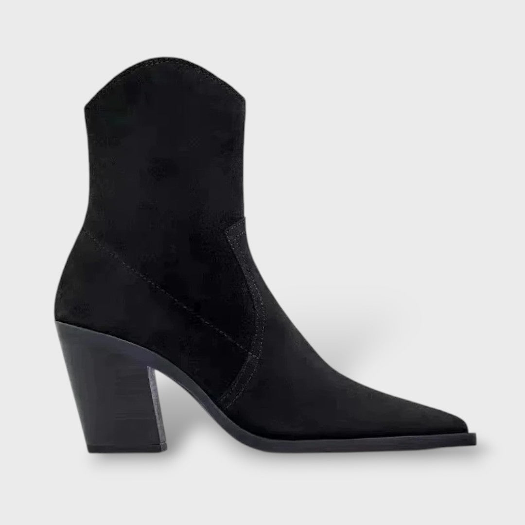 Botines de Ante Marrones Mujer