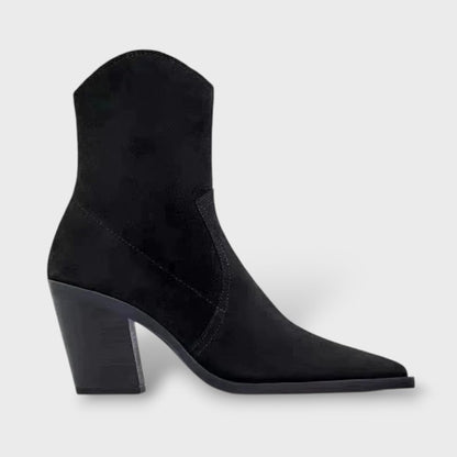 Botines de Ante Marrones Mujer